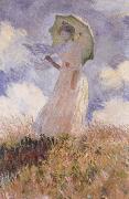 Claude Monet The Walk,Lady with Parasol oil